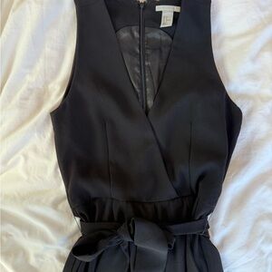 H&M Black Sleeveless Jumpsuit